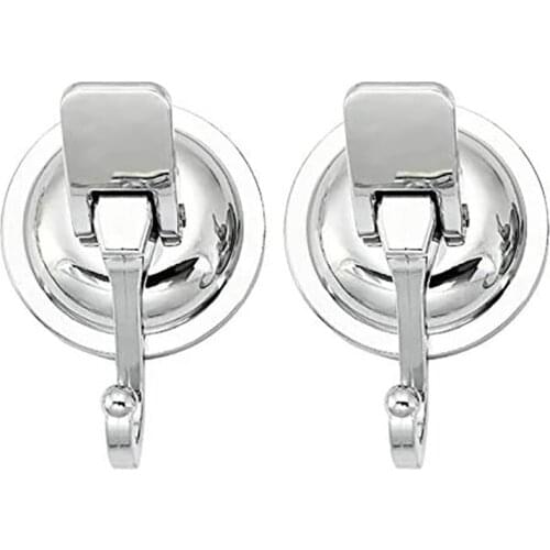 2 Suction Cup Hooks Shower Waterproof Suction Cup Hooks For Bathroom Kitchen Toilet Wall-ABUX