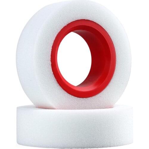 2PCS/4PCS Soft Sponge&TPE Dual Stage Foam Fit for 1.9" Tires for 1/10 RC Crawler Car TRX4 TRX6 Axial SCX10 90046