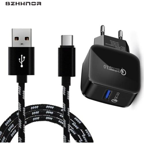 5V2.4A 9V1.8A 12V1.5A Quick Charge 3.0 USB Charger Power Adapter for Huawei P20 Honor 9 10 HTC M10 U-1W U11+ U12+ Type-C Charge