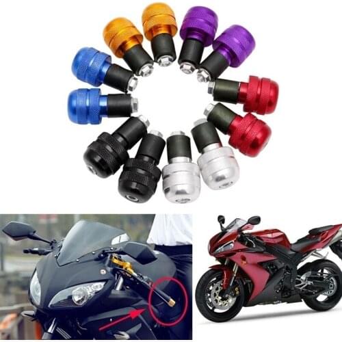 Motorcycle Accessories Moto Scooter Modified Anti-fall CNC Handlebar Ends Bar Ends Fit for 22mm 7/8" Handlebar