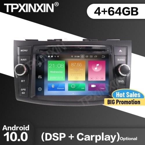 64G Car Radio 2 Din Stereo Receiver Android For SUZUKI SWIFT 2011 2012 2013 2014 2015 2016 GPS Navi Multimedia Player Head Unit