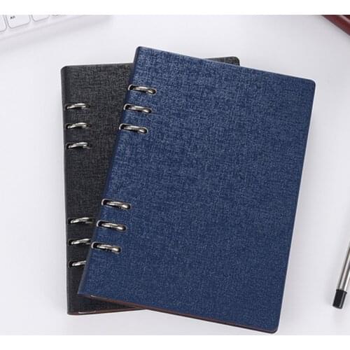 A5/A6 PU Notebook Notepad Loose-leaf Diary Business Journal Planner Organizer P9YA