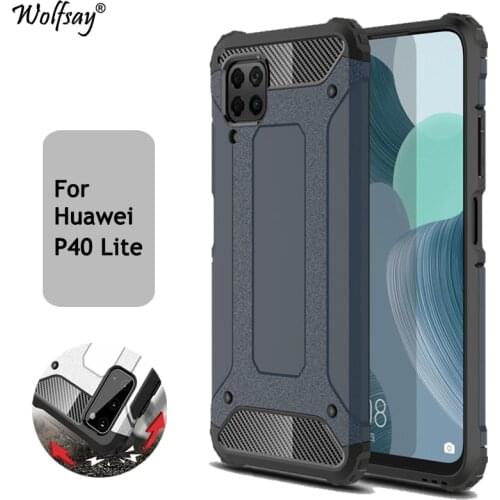 For Huawei P40 Lite Case Shockproof Armor Rubber Hard Phone Case For Huawei P40 P30 20 Lite Cover For Huawei Nava 7i 6 5T 4E 3E