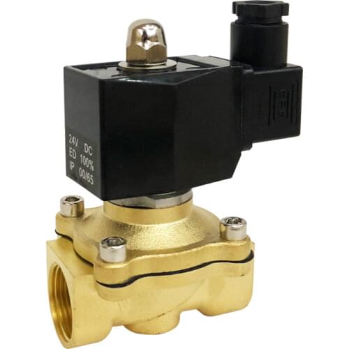 Electric Solenoid Gas Valve 1/4" 3/8" 1/2" 3/4" 1" Normally Closed Pneumatic for Water Oil Air Glue Gas 12V 24V 220V 110V