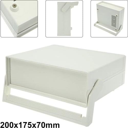 2019 New Plastic Enclosure Electronics Project Case Instrument Shell Box 200*175*70mm Power Control Cabinet With Screws