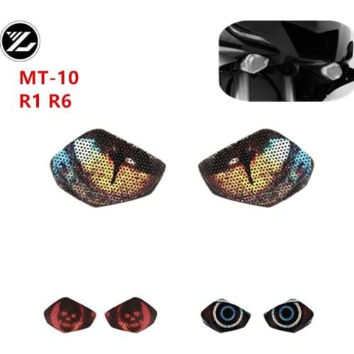 Motorcycle accessories headlight protection sticker Front Fairing Headlight Sticker Guard Sticker for YAMAHA MT-10 R1 R6 YZF-R1