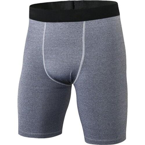 Men Cycling Shorts Fitness Exercises Lose Wicking Sweat Absorb Exercises Speed Dry Compression Pants