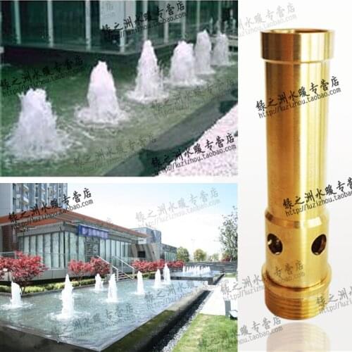 New 1/2" Interior 3/4" Exterior Spring Bubbling Fountain Nozzle Spray Head Pond