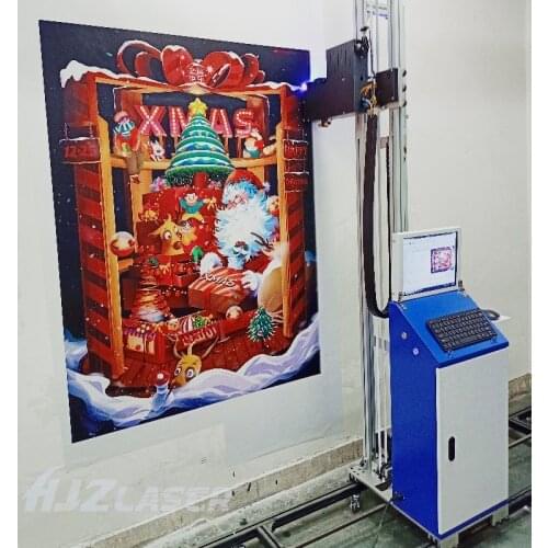 Wall Printer Helps Christmas Decoration