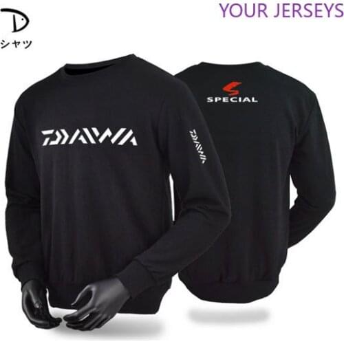 2022 New Men Fishing Clothing Long Sleeve Outdooe Breathable DAIWA T Shirts Plus Size Cotton Clothes Sports Cashmere Tee Hiking