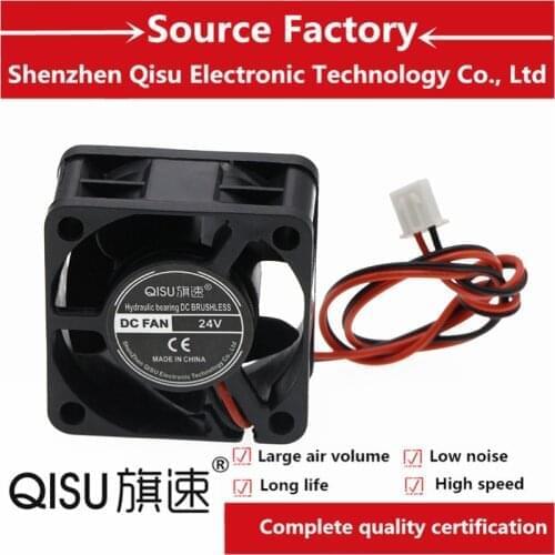 QISU/ 5V 12V 24V 4020 40mm Cooling Fan 3D Printer Cooling Fan DC Brushless Fan Sleeve/Ball Radial Fans 40x40x20mm Fan