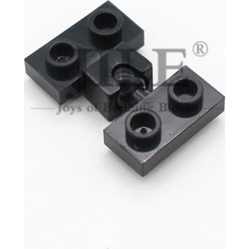 Plate Modified 1x2 with Tow Ball and Socket on Sideon Side 14417 14704 DIY Enlighten Building Blocks Bricks Compatible Particles