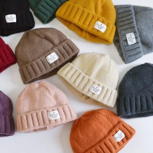 New Fashion Winter Hats Toddler Children Hats For Boys Girls Knitted Infant Baby Hand knitted hat For children