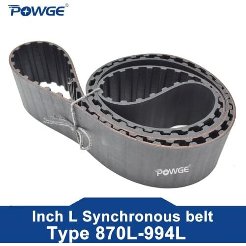POWGE XL Timing belt 320/322/330/336 Width 025 6.4mm 037 9.4mm Teeth 160 161 165 168 Synchronous Belt 320XL 322XL 330XL 336XL