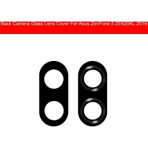 Back Camera Glass Lens For ASUS Zenfone 5 ZE620KL Rear Camera Glass Lens Cover +Adhesive Cover Phone Replacement Repair Parts