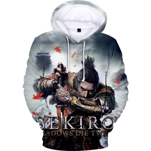3D Men Hoodie SEKIRO SHADOWS DIE TWICE Print Game theme Harajuku Sweatshirt Women Hoodies Streetwear Plus Size Jacket Clothes