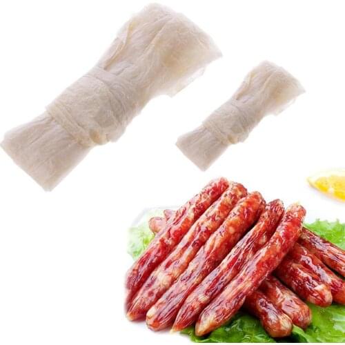 Sausage Tube Casing Packaging Pork Intestine Diameter Hamburger Hot Dog Meat Maker Cover Kitchen Cooking Tools Wholesale Hot New