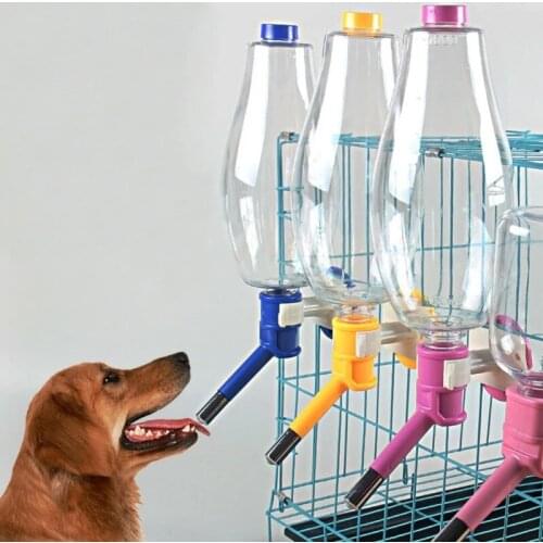 Large Capacity Pet Cat Automatic Drinking for Puppy Dog Waterer Dogs Pet Cage Hanging Bowl Bird Hanging Water Bottle Auto Feeder