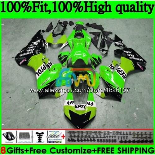 Injection For HONDA CBR 1000 RR CBR1000RR 17 18 19 145BS.37 CBR 1000RR CBR-1000RR CBR1000 RR 2017 2018 2019 Fairing Repsol green
