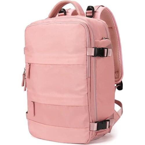 Women Backpack 15.6inch Teenage girl USB charging Laptop Backpack Independent Shoe bag travel Business Backpack outdoor Bag pack