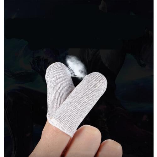 1 Pair Mobile Finger Stall Sensitive Game Controller Sweatproof Breathable Finger Cots Accessories for Iphone Android