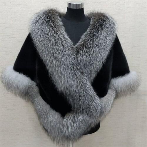 2020 Hot Fashion Winter Fur Coat Ladies Warm Shawl Coat Bride Wedding Shawl Coat A Variety Of Colors To Choose From