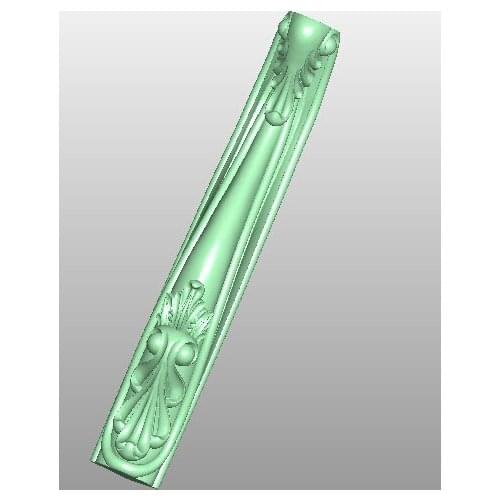 3D model STL format file for cnc router engraving furniture sofa cabinet chair leg pattern Artcam 672
