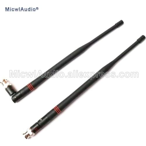 10pcs Antenna 470-542MHZ Microphone BNC Bayonet Antennas For Shure Wireless Microphone System SU-001