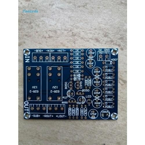 BTL 2.1 Channel Digital Amplifier Circuit PCB Empty Board With Horn Protection