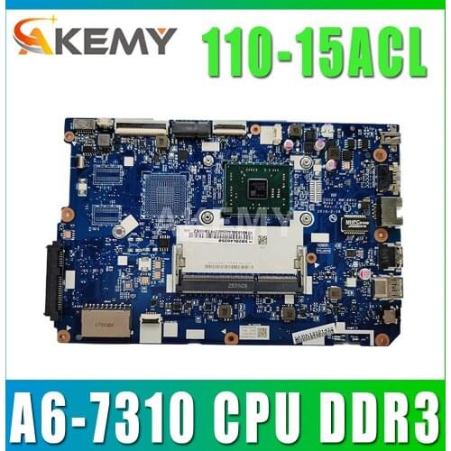 CG521 NM-A841 motherboard for Lenovo 110-15ACL notebook motherboard CPU A6-7310 DDR3 100% test work 5B20L46262 Free shipping
