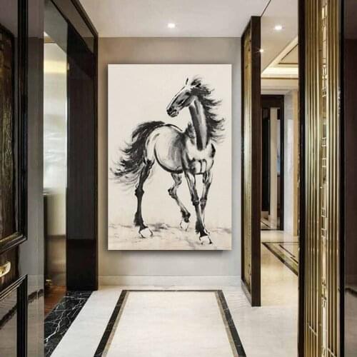 DIY colorings pictures by numbers with horse picture drawing painting by numbers framed Home