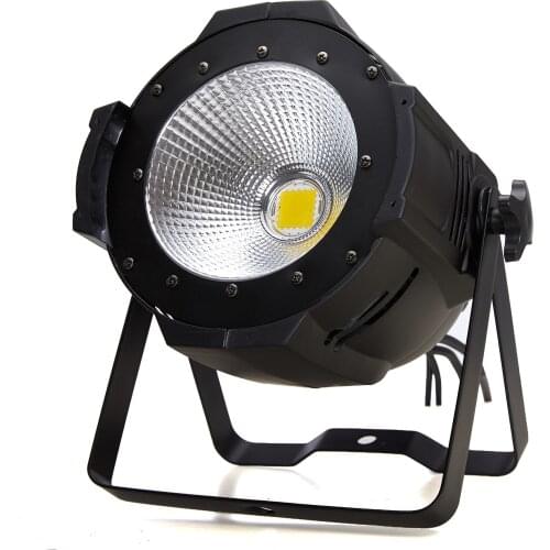 F&GLED Par COB 100W With Barn Doors High Power Aluminium Case Stage Lighting With 100W Warm White COB For Theater Club