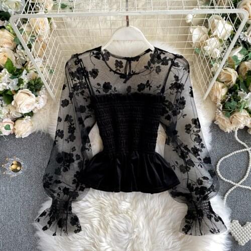 Прозрачные блузки Finer Choi's China At AliExpress