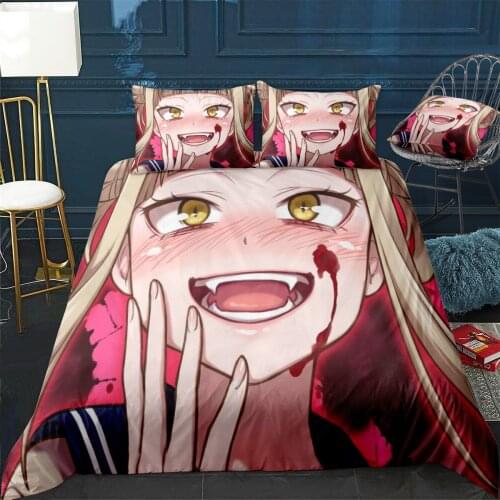 Himiko Toga Duvet Cover Comfortable Quilt Home Decora Design Universal Bedding Set Bedclothes+Pillowcase 3pcs