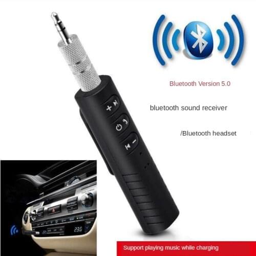 Mini Bluetooth Receiver Car 3.5 AUX Audio Sport Wireless Earphone Car Transmitter Handsfree Call Music Auto Adapter