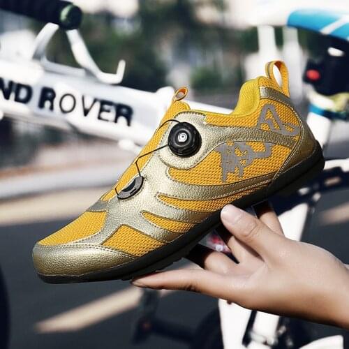 Men Breathable Mountain Bike Sneakers Couple Kanji Flat Cycling Shoes Mesh MTB Non-Slip Road Bicycle Footwear Sapatilha Ciclismo