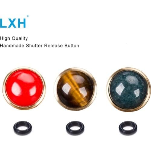 LXH Handmade Camera Soft Shutter Release Button For Fujifilm Fuji XT20 X100F XT2 X100T XT10 X-E1 XPRO with Rubber Ring