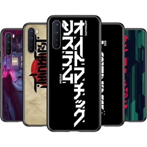 Soft TPU Cyber style punk Silicone Cover For OnePlus Nord CE 2 N100 N10 9 9R 8T 8 7T 7 6T 6 5T Pro Black Phone Case