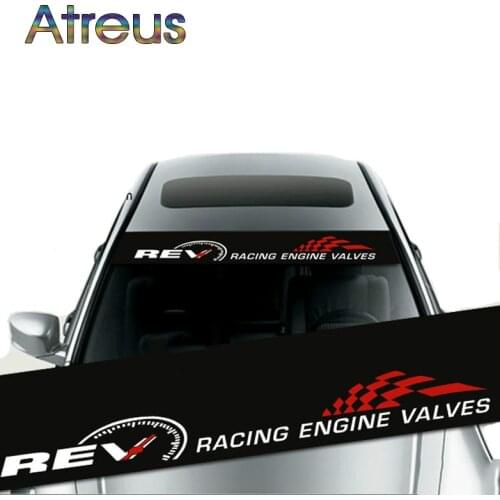 Auto Windshield Window Sunshade Decal Sticker for Opel Insignia Peugeot 206 208 508 BMW E46 E60 Ford focus 2 Kuga Mazda 3 cx-5