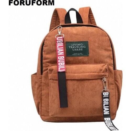 New Trend Female Backpack Fashion Women Backpack College School Bagpack Canvas Travel Shoulder Bags For Teenage Girls LI-2711