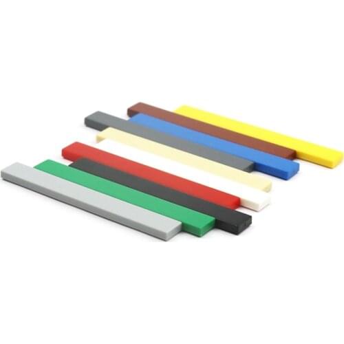 Flat Tile 1x8 300pcs Educational Building Blocks Bricks Tile 4162 MOC Creative Birthday Gifts for Children Adult Boys & Girls