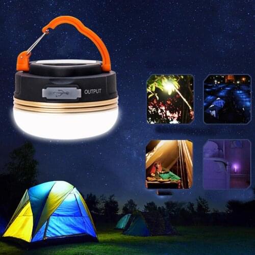 10W 300LM Tent Light Portable 3 Modes Rechargeable Hanging Camp LED Light Waterproof Emergency Tent Light Lamp