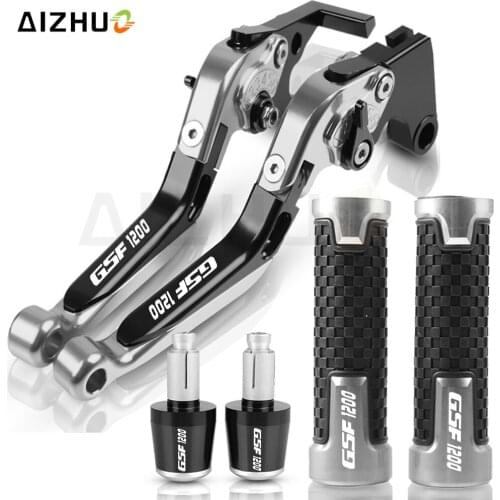 Motorcycle CNC Brake Clutch Levers Handle Bar End FOR SUZUKI GSF1200 GSF 1200 BANDIT 2001-2006 2005 Hand Grips End Handlebar