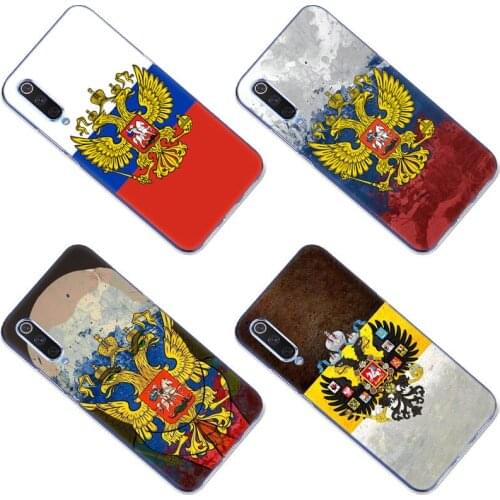 Russia Flag national emblem Silicone Case for Xiaomi Mi POCO X3 NFC M3 F3 Note 10 S 10i 10T 11X Pro 11i 11 Ultra 11 Lite Cover