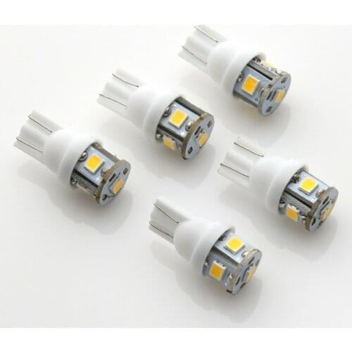 10 New Warm White AC8V Wedge Lamp LED Light Bulbs for SX1050 SX980 SX1080 SX1280 SX3800 SX3900 Pioneer and Other Receivers
