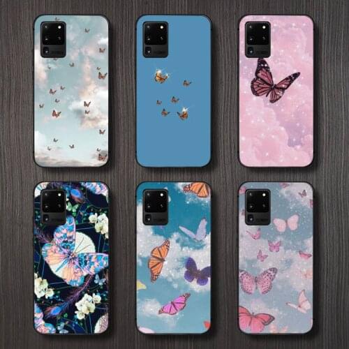 Beauty Butterfly Phone Case Phone Case For Samsung A32 A51 A52 A71 A50 A12 A21S S10 S20 S21 Plus Fe Ultra