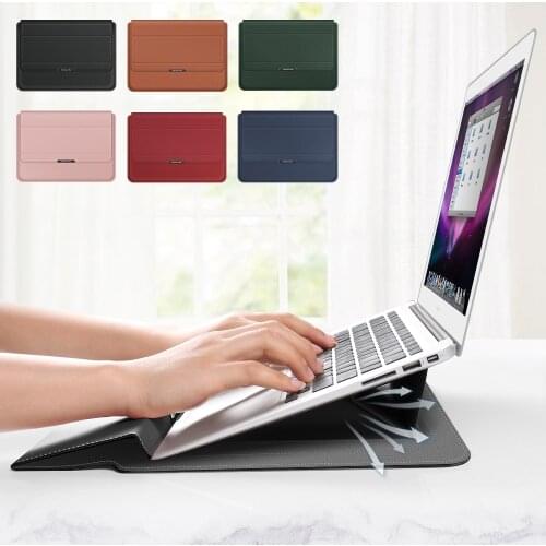 Laptop bag Stand For Macbook Pro 13 Case M1 Air 13.3 11 14 16 15 Laptop sleeve XiaoMi 15.6 Notebook Cover Huawei Matebook Shell