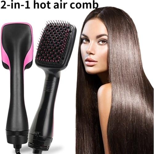 Hair Dryer One Step Brush Electric Hair Curler Straightener Household Hot Air Brush & Volumizer Salon Hair Styling Tools