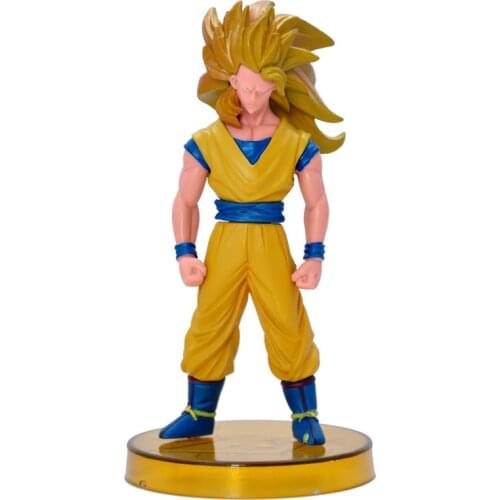 Dragon Ball Anime Action Figurine Son Goku Figma Model Kakarotto 12CM Jiren ABS Collection Super Saiyan DBZ Statue Toys For Kid