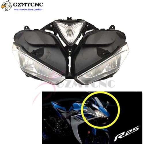 YZF-R3 YZF-R25 13-18 Motorcycle Front Headlight Headlamp Assembly Housing Head Light Lamp For Yamaha YZF R3 R25 2013 - 2018